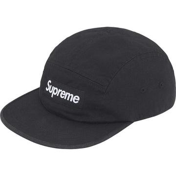 Boné Supreme “Washed Chinó Twill Camp” Black