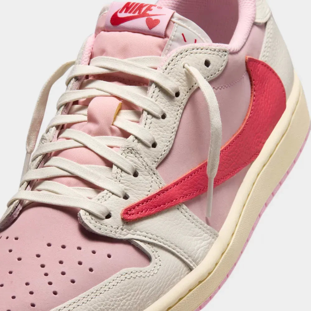 Travis Scott x Air Jordan 1 Low OG SP Sail Tropical Pink