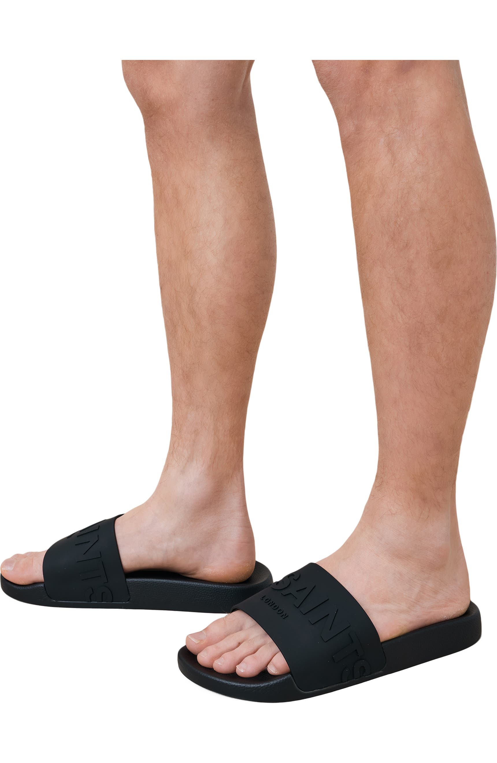 Slide AllSaints Biggy Logo Black