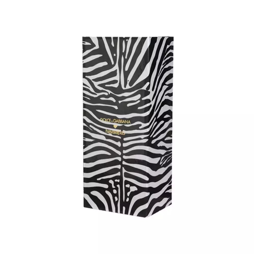 Dolce&Gabbana x Havaianas Chinelo "Top Faux Fur" Leopard