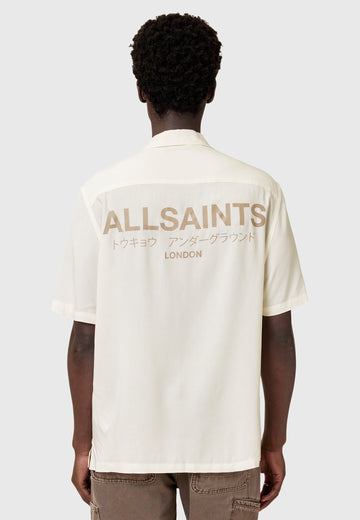 Camisa AllSaints Underground Sapped White