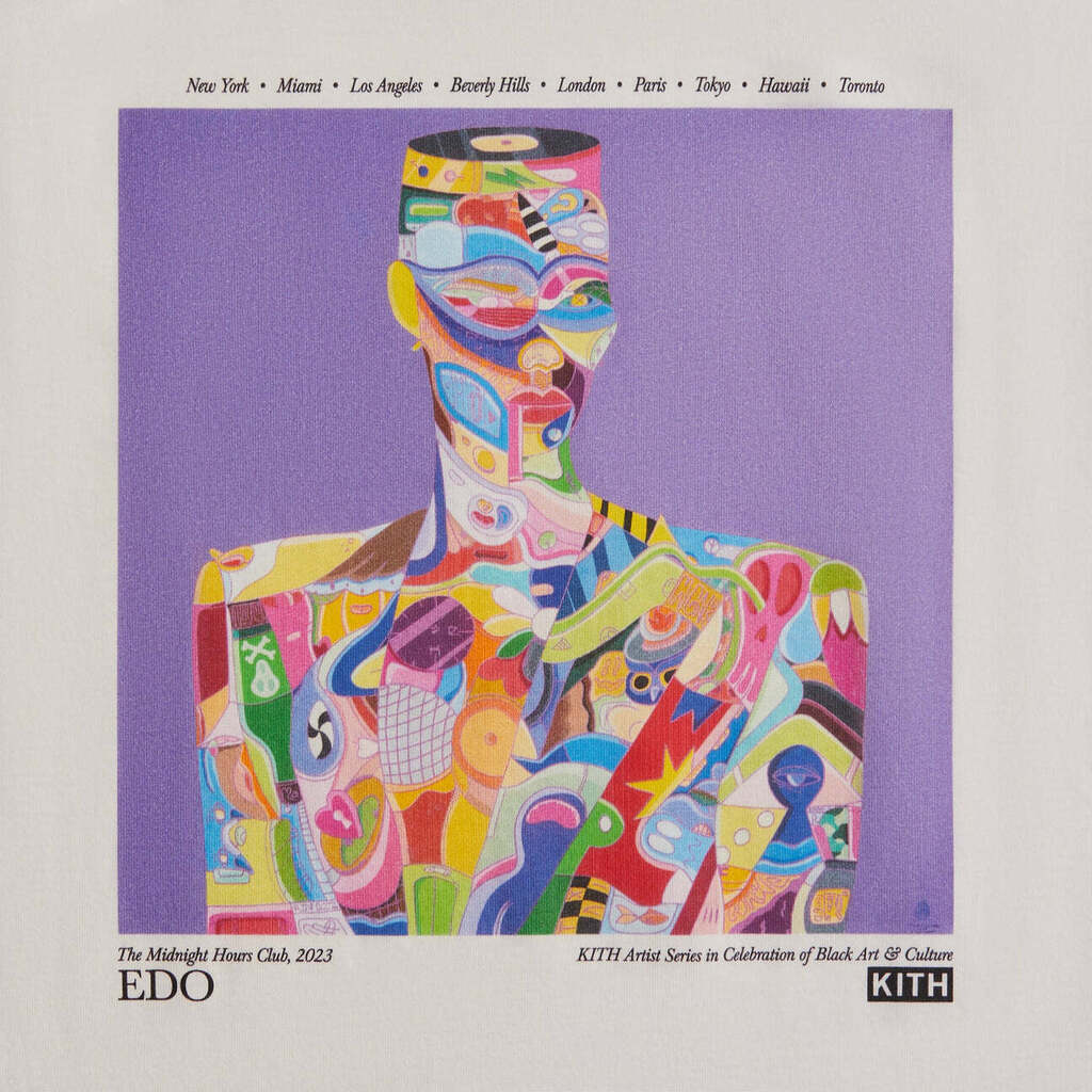 Camiseta Kith "For EDO Gallery" White