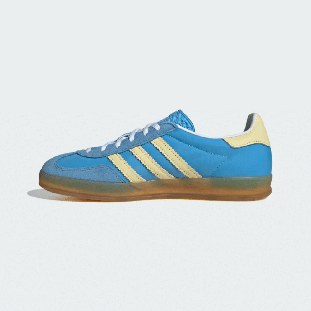 Adidas Gazelle Indoor "Semi Blue Burst Almost Yellow"