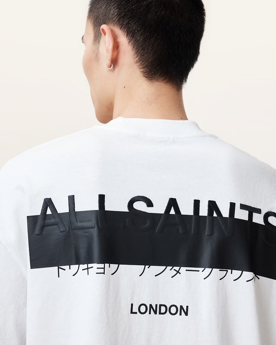 Camiseta AllSaints “Redact” White