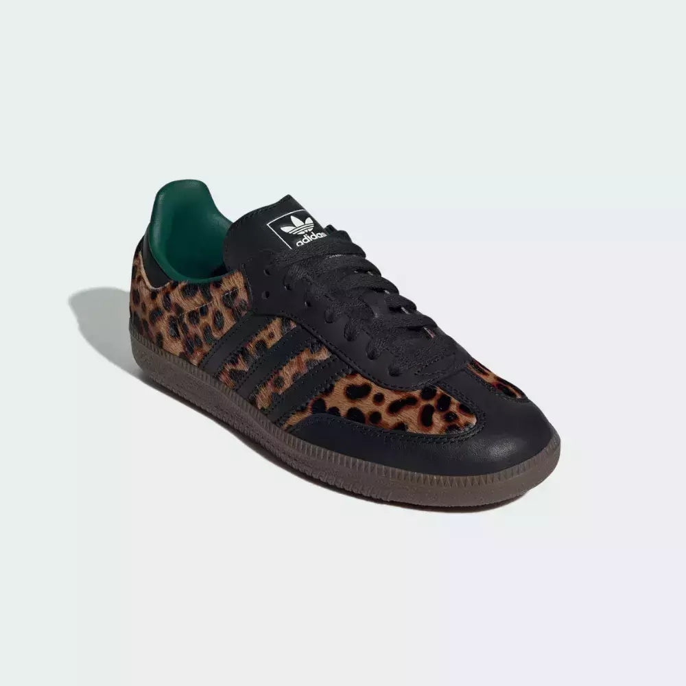 Adidas Samba OG "Black Green Leopard"