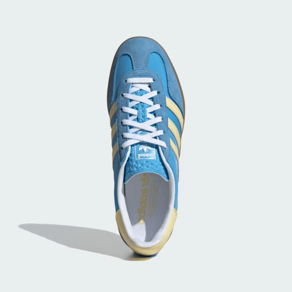 Adidas Gazelle Indoor "Semi Blue Burst Almost Yellow"