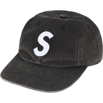 Boné Supreme 6- Panel “Pigment Coated Canvas S” Black