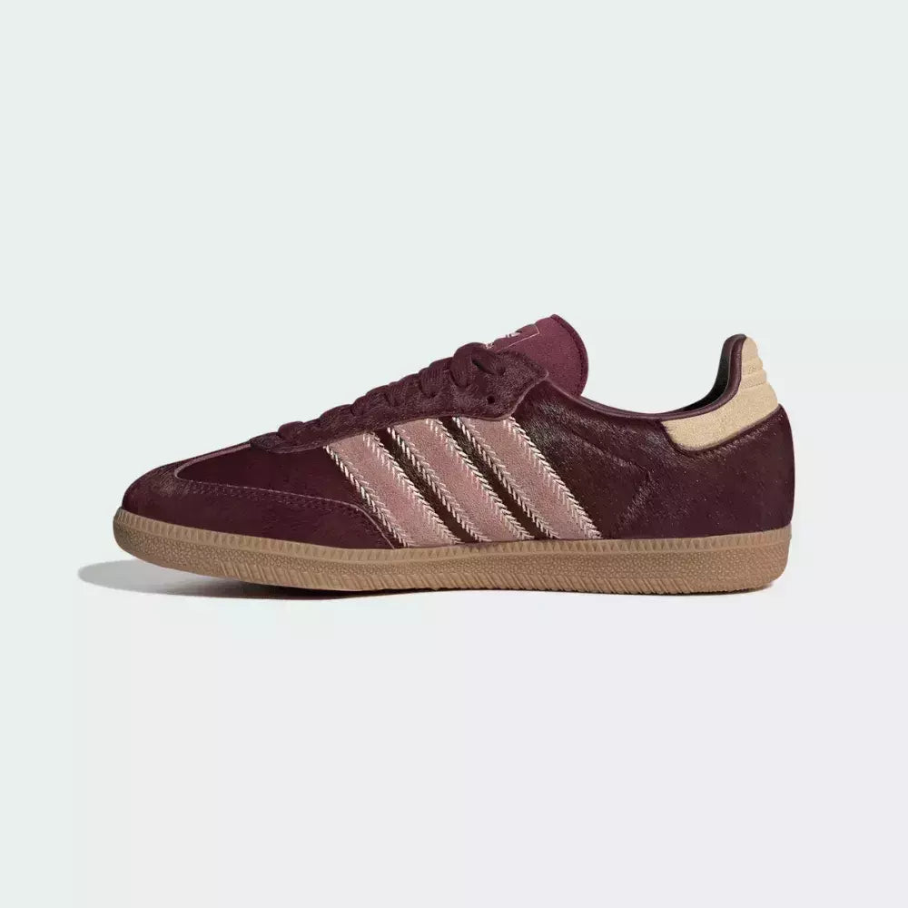 Adidas Samba OG "Sand Strata Maroon Pony"