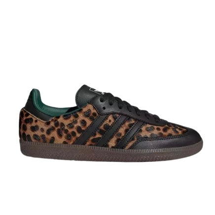 Adidas Samba OG "Black Green Leopard"