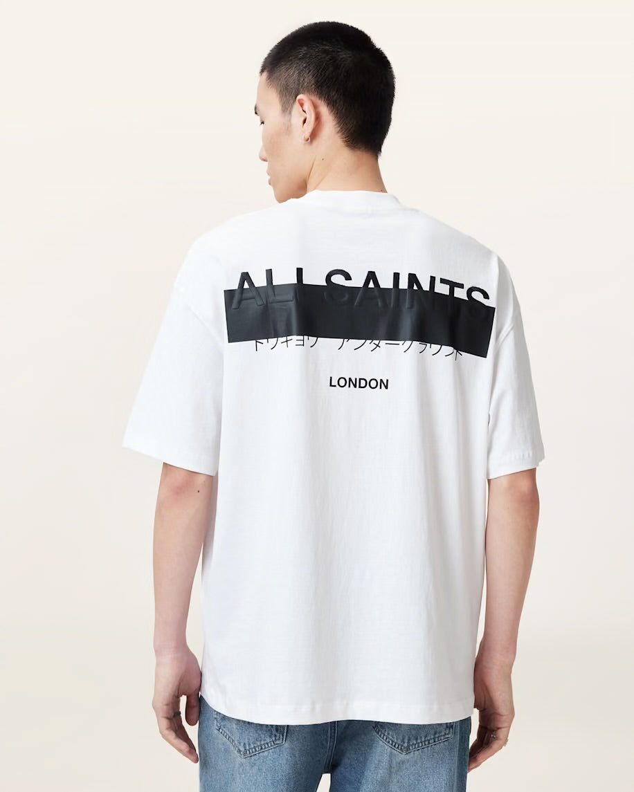 Camiseta AllSaints “Redact” White