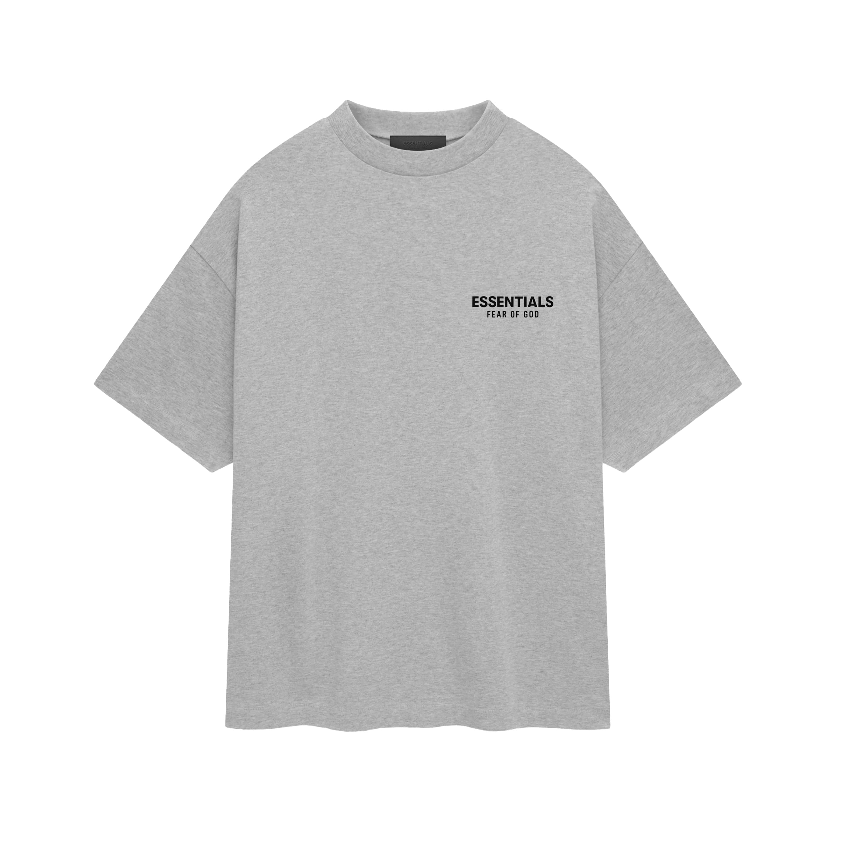 Camiseta Fear of God Essentials Jersey Crewneck “Heather Gray”